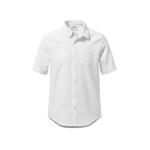 École Notre Dame des Victoires white short sleeve standard-cut dress shirt boys grades 3 through 8 full uniform dress day required San Francisco