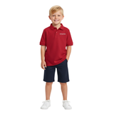 Evans Tech Polo - Red Short Sleeve