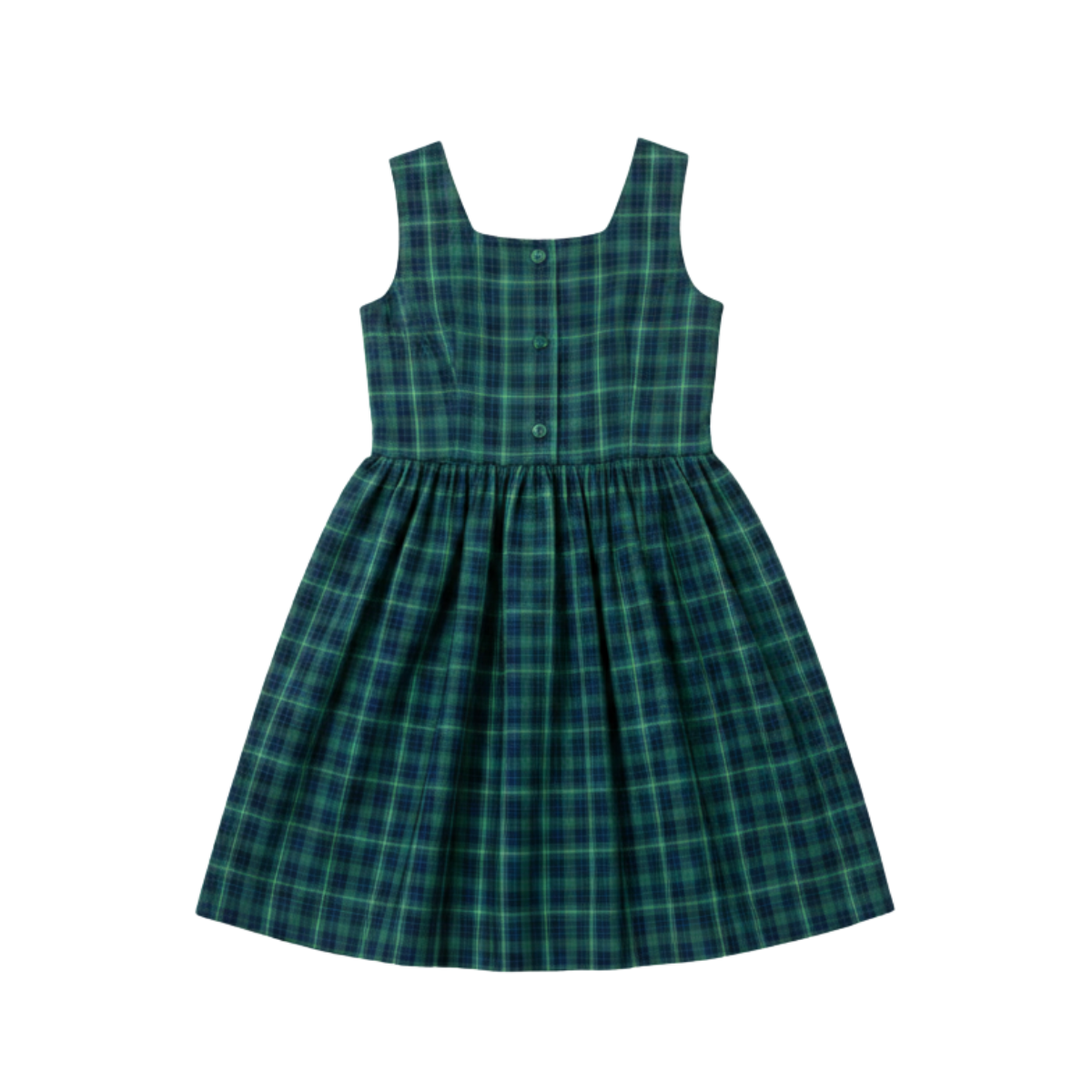 green plaid uniform dress Girls A+ Blue & Green Plaid Uniform Jumper Dress Sizes 2 - 16