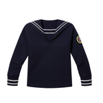 The Evans School navy sailor middy boys Junior Kindergarten and Kindergarten dress uniform required La Jolla California