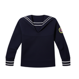 The Evans School navy sailor middy boys Junior Kindergarten and Kindergarten dress uniform required La Jolla California