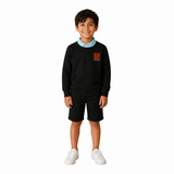 Hiba Academy Bay Area black crew neck pullover all students Pre-K3 through 1st grade optional outerwear San Francisco